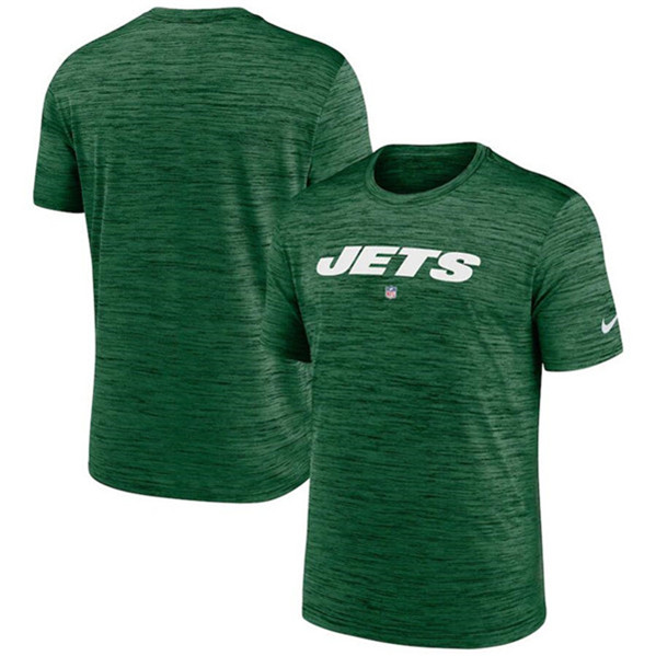 Men's New York Jets Green Velocity Performance T-Shirt